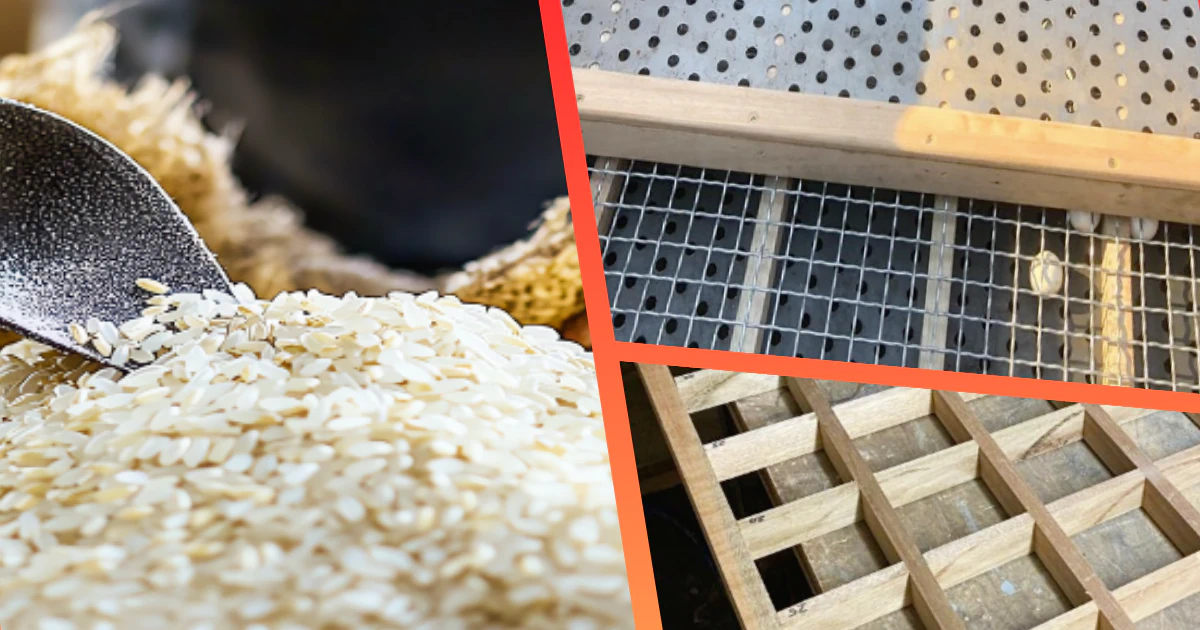 Wooden Separation Screens for agricultural and food processing industries